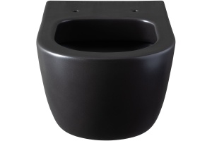 Чаша для подвесного унитаза Allen Brau Priority без сиденья черный матовый - 2