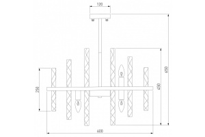 Люстра на штанге Bogate's Hollis 368/9 Smart - 3