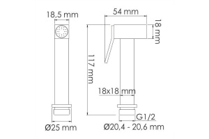 A216 Гигиеническая лейка с фиксатором - 3