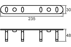 Крючок Milardo 004SM40M41 - 2