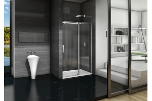 Душевая дверь в нишу Good Door Galaxy WTW-110-C-CH профиль хром - 2