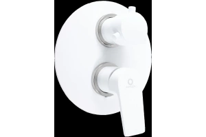 Смеситель для ванны с душем Rav Slezak Colorado белый - хром