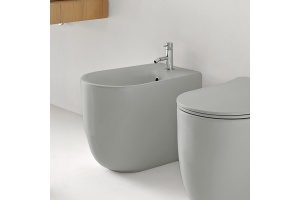 Биде напольное Kerasan Nolita серый матовый (532059*1) - 2