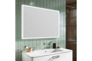 Зеркало Iddis Brick 100 c термообогревом и подсветкой