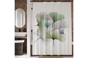 Штора для ванной Wasserkraft Rhein 180х200 рисунок белый