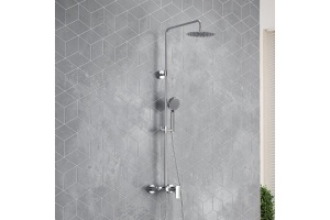 Душевая стойка Excellent Rain Altar хром - 2