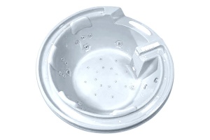 Акриловая ванна Gemy 190х190 белая с гидромассажем - 3