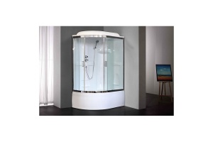 Душевая кабина Royal Bath BK 120x80 R профиль хром стекло прозрачное - 2