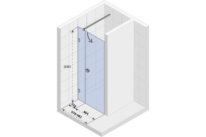 Душевая дверь Riho Scandic 98.2 см (GX0712002) - 3