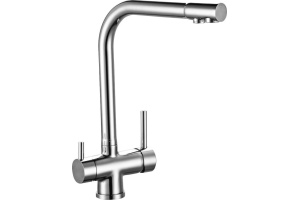 Смеситель для кухонной мойки Rossinka  хром (Z40-25)