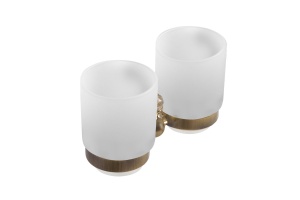 ANTIC CRYSTAL AM-E-2688SJ-Do Держатель стакана двойной подвесной, золото - 2