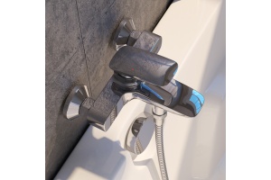 Смеситель IDDIS Stone для ванны с душем STOSB00i02WA - 3