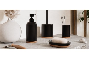 Ершик для унитаза Wasserkraft Vils черный матовый - 2