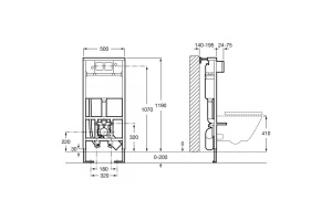 Инсталляция для унитаза Roca  (890090800) - 2