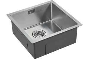 Мойка кухонная Paulmark Aller 44 брашированная сталь - 2