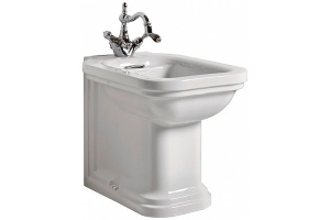 Биде напольное Kerasan Waldorf белый (4121K1bi/cr*1)