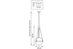 Светильник на штанге Lightstar Modena 816037 - 2