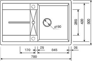 Мойка кухонная Lava L6 camel (сафари) - 2