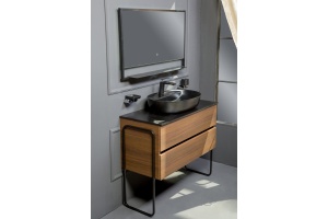 Мебельная раковина Armadi Art Vallessi 871, черная - 3