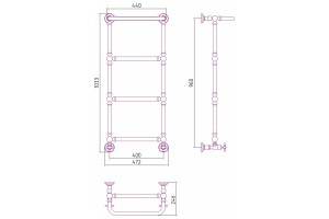 Полотенцесушитель водяной ДР 
