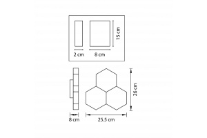 Настенный светодиодный светильник Lightstar Favo 750631 - 2