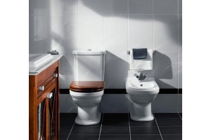 Крышка-сиденье Villeroy & Boch Hommage 9926 6100 орех, петли хром - 3