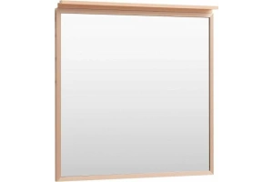 Зеркало Allen Brau Priority 80х75 с подсветкой медь матовый - 2