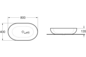 Раковина Vincea VBS-114 белая - 2