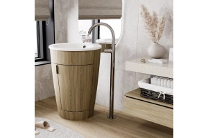 Смеситель напольный для раковины Wasserkraft Main хром - 3