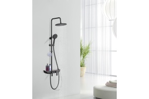 Душевая стойка Lemark Tropic LM7012BL черная - 2