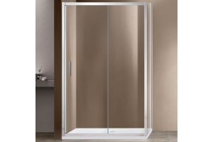 Душевой уголок Vincea Garda 110х80 хром стекло прозрачное