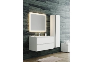 Тумба под раковину Sanvit Авеню-2 90 белый глянец - 2