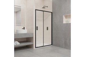 Душевая дверь RGW Passage PA-016B 150х195 профиль черный стекло прозрачное - 2