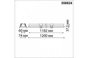 Встраиваемый светодиодный светильник Novotech Spot Iter 358824 - 2