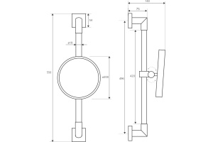 Косметическое зеркало Bemeta Beta (132201172) - 2