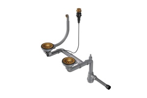 Сифон для кухонной мойки Omoikiri античная латунь (4957093)