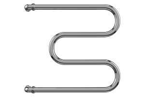 Водяной полотенцесушитель Terminus M-образный 500x600 Хром