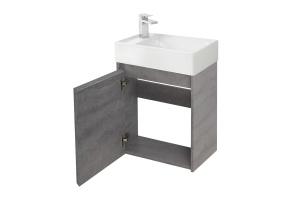 Тумба с раковиной Belbagno Kraft Mini 50 L серый - 3
