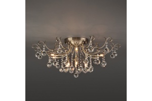 Потолочная люстра Eurosvet Vita 10042/12 античная бронза/прозрачный хрусталь - 2