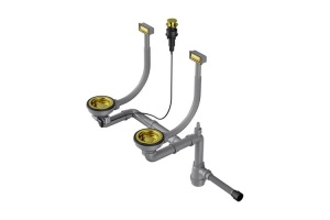 Сифон для кухонной мойки Omoikiri светлое золото (4956495)