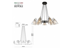 Подвесной светильник Rivoli Cathy Б0055516 - 3
