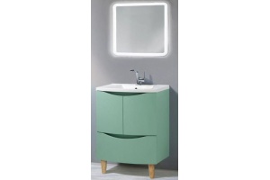 Тумба под раковину BelBagno Alda 80 зелёный - 2