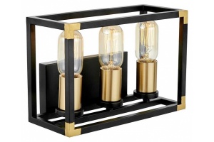 Накладной светильник LUMINA DECO Waldorf LDW 1140-3 BK+MD