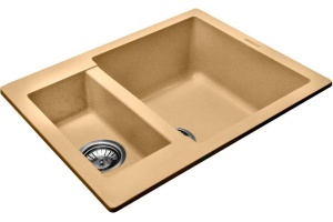 Мойка кухонная Lava D1 светлый беж - 2