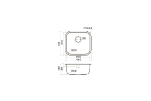 Мойка кухонная Omoikiri Omi светлое золото - 2