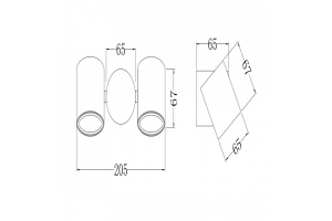 Уличный настенный светильник Maytoni Wall Street O010WL-02B - 2