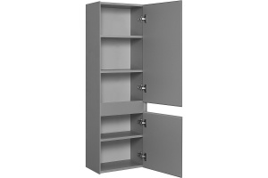 Шкаф-пенал Aquaton Форест 40 серый матовый - 2