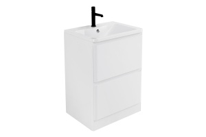 Тумба с раковиной BelBagno Albano 70 белый - 2