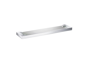 Полка в ванную стеклянная Timo Selene 10072/00 хром