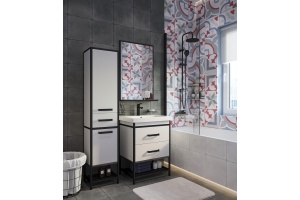 Полка DIWO Смоленск П16168 черный муар - 2